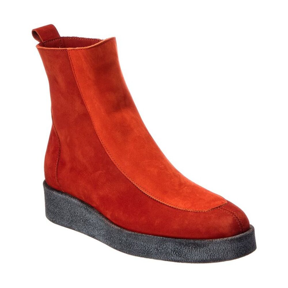 Arche Combbi Leather Boot, Red